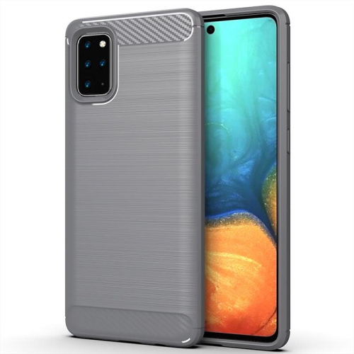 PANDACO Grey Brushed Metal Case for Samsung Galaxy S20+