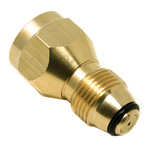 1Lb Propane Cylinder Brass Refill Adapter for QCC1 Type1 ACME Propane Tank 