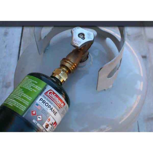 Adaptateur de recharge de propane pour bouteille de propane jetable de 1 lb  de Grill parts Zone - coupleur de remplissage de réservoir vide