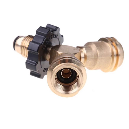 Grill pièces zone Propane cylindre t Camping Gaz fumeur Adaptateur Connecteur Acme 1-mâle et 2-Femelle Pour En Plein Air Propane Gaz Barbecue