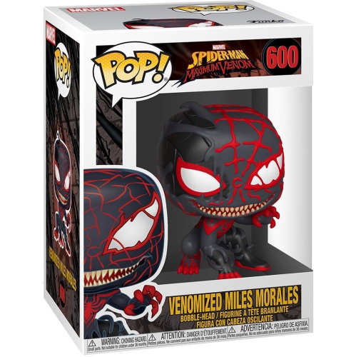 Pop Marvel 3.75 Inch Action Figure Venom - Venomized Miles Morales #600