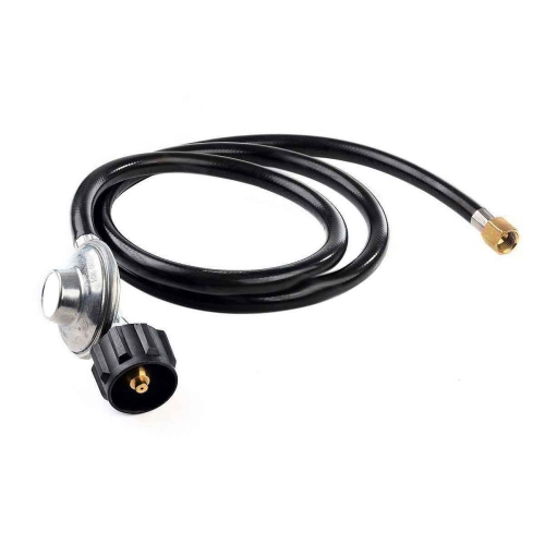 Grill Parts Zone 60 Inch 5ft Low Pressure Regulator with Hose, QCC1 LP Tank for RV, 3 Burner Camp Chef Stove and Wall Heater
