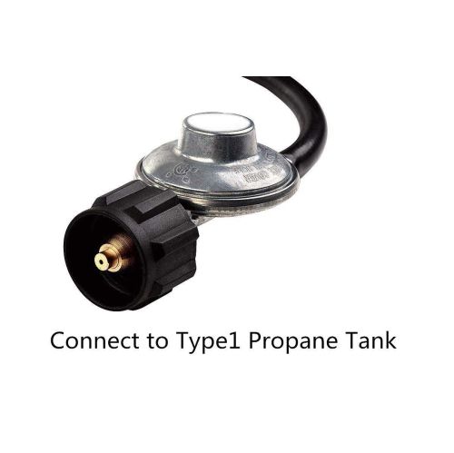 12 FT 144in Low Pressure Regulator Hose 3-8inch Female Flare Fitting for Fire Table, Firepit, Propane Heater and Heater