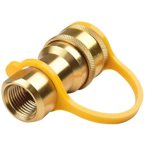 Grill Parts Zone Half inch Natural Gas 8 Feet Hose With Quick Disconnect For High Output Grills