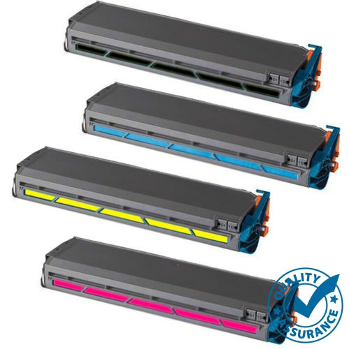 Printer Pro ™ 4 COLORS PACK - Okidata C9300 BK/C/M/Y Toner Cartridge - OKI Printer C9300/C9500