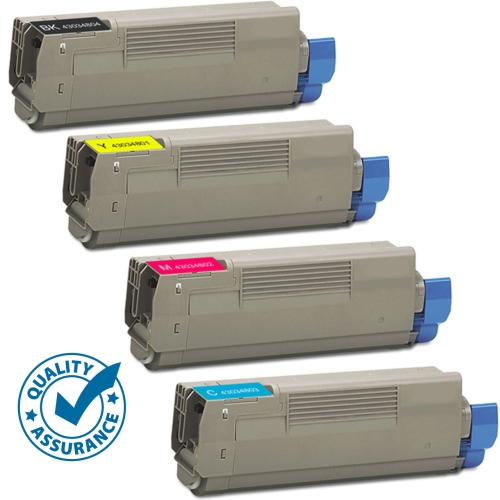 PRINTER PRO  4 Colors Pack - Okidata C3200 Bk/c/m/y Toner Cartridge - Oki Printer C3100/c3200