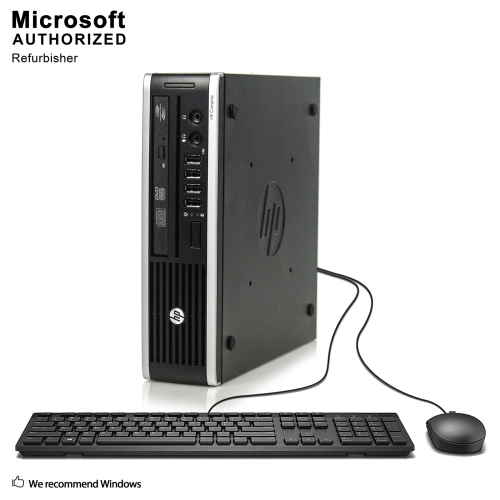 HP  Refurbished (Good) - Compaq Elite 8300 Usff, Intel Quad Core I5 3470S Up to 3.6Ghz, 8G, 240G SSD, Wifi, Bt, Win10 Home 64 Bit (En/fr/es)