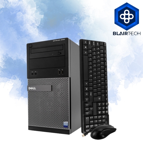 Refurbished - Dell OptiPlex 3020 MTW,Intel Quad Core i5 4590 up to 3.7G,16G,256G SSD+1T,WiFi,BT,DVD,Win10 Home 64 Bit (EN/FR/ES)