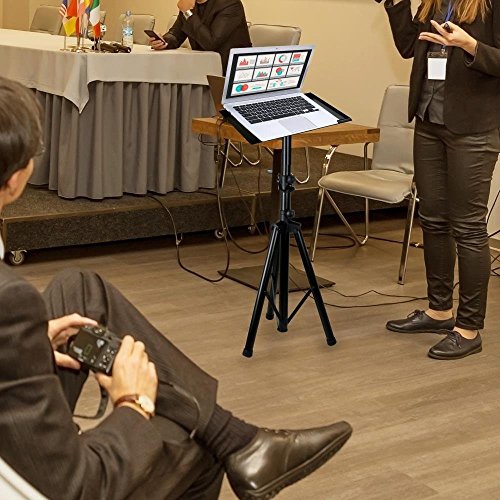 Pyle Pro DJ Laptop Stand, Projector Stand, Adjustable Laptop Stand, Laptop Stand, Multifunction Stand, Adjustable