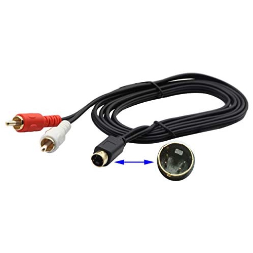 20/' 9-pin mini DIN to mini DIN MALE x MALE Black Extension Cable CyberPower NEW