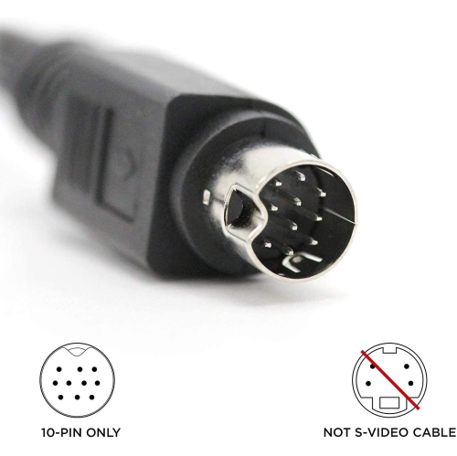 Computer Accessories DIREC TV 10 PIN COMPOSITE VIDEO CABLE AV C31 C41 C41W CLIENT RCA A/V 10PINCOMPOS