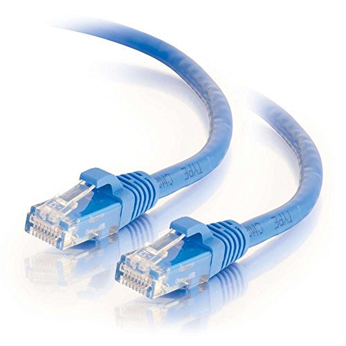 CABLES UNLIMITED  C2G 22015 Cat6 Cable - Snagless Unshielded Ethernet Network Patch Cable (15 Feet, 4.57 Meters) In Blue
