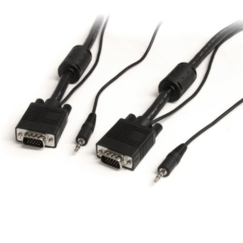 StarTech MXTHQMM25A Coax High Resolution Monitor VGA Cable with Audio HD15 M/M, 25-Feet