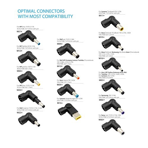 Belker 70W Universal Laptop Charger AC Power Adapter for Hp Dell Acer Asus Lenovo IBM Toshiba Compaq Samsung Sony