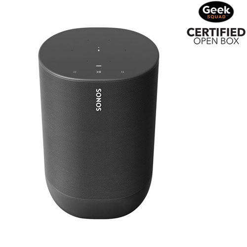 Open Box - Sonos Move - Wireless Smart Speaker w/ Amazon Alexa and Google Assistant Built In - Black
