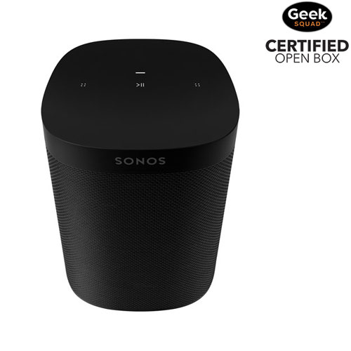 Open Box - Sonos One SL Wireless Multi-Room Speaker - Single - Black