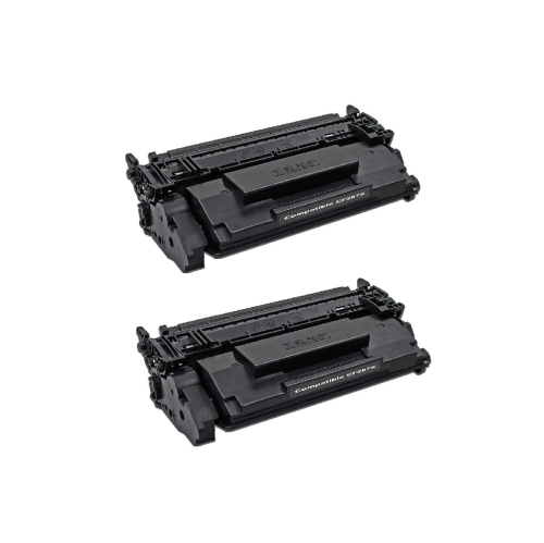 CC Compatible 2 Pack HP 87X Black Toner Cartridge