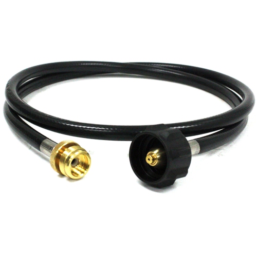 Propane 4 feet Hose Adapter Converter Connects a 1lb Bottle, to a 20 lb or Larger Cylinder For for Lanterns, Camp Stoves