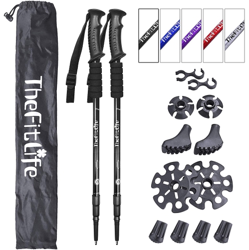 shock absorbing trekking pole