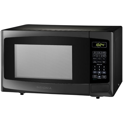 Insignia 0.9 Cu. Ft. Microwave - Black - Only at Best Buy