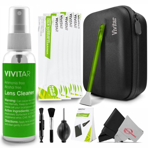 Vivitar Professional Cleaning Kit APS-C DSLR Cameras Sensor Cleaning Swabs with Carry Case