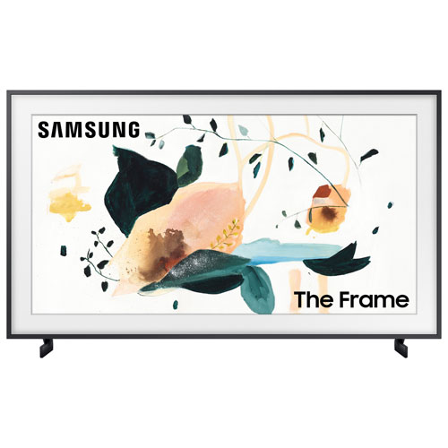 Samsung The Frame 43 4k Uhd Hdr Qled Tizen Smart Tv Qn43ls03tafxzc Charcoal Black Best Buy Canada