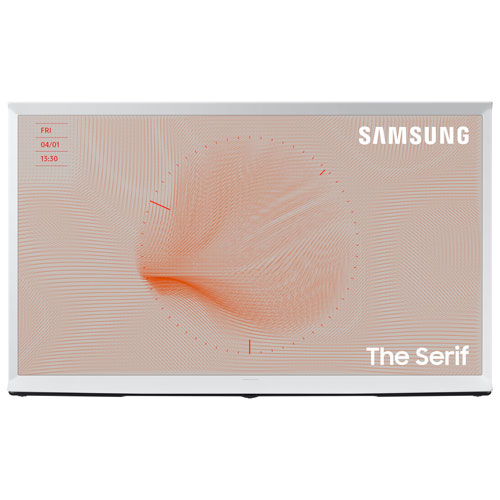 Téléviseur intelligent Tizen HDR QLED UHD 4K de 55 po Le Sérif de Samsung - Blanc