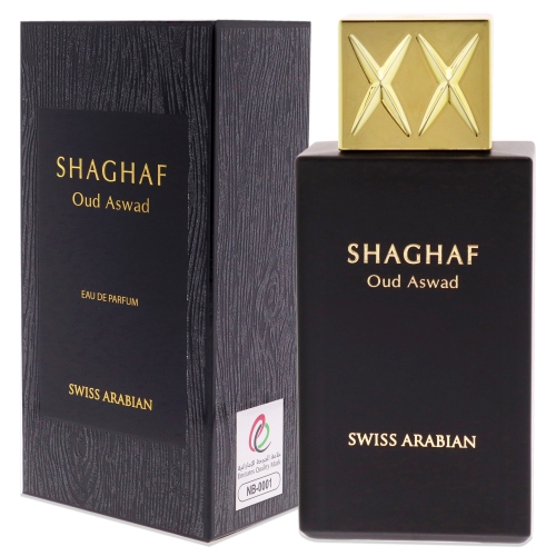 Shaghaf Oud Aswad by Swiss Arabian Eau De Parfum Spray 2.5 oz