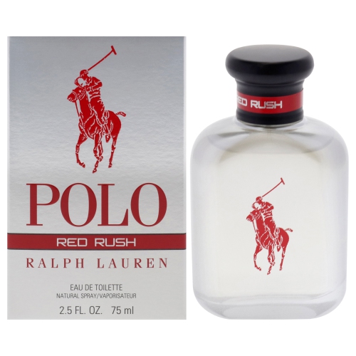RALPH LAUREN  Polo Rush By Eau De Toilette Spray (Men) 2.5 OZ In Red