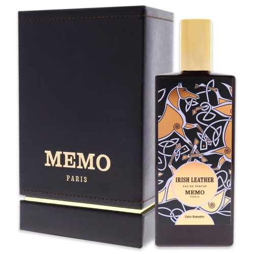 Irish Leather by Memo Eau De Parfum Spray 2.5 oz