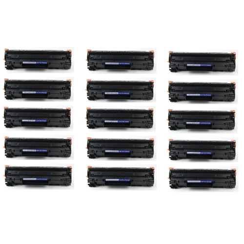 Printer Solution Brand New Compatible 15 Pack HP 35A(CB435A) Black Toner Cartridge