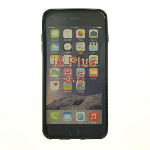Iphone 6 Plus, Iphone 6s Plus Glossy Surface Soft Case, Black
