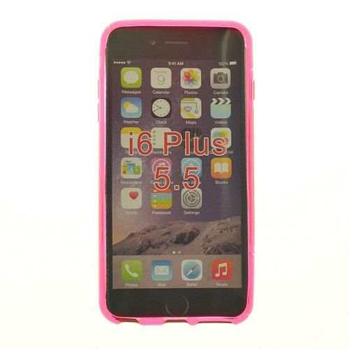 Iphone 6 Plus, Iphone 6s Plus S Line Design Soft Case, Hot Pink