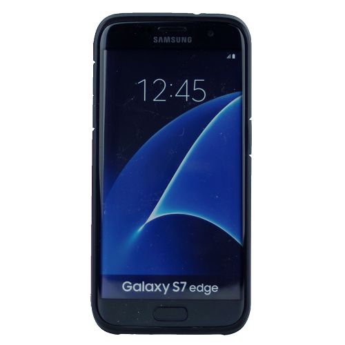 Vente finale! Samsung S7 Edge Matt double couche, étui robuste Armor, fumée