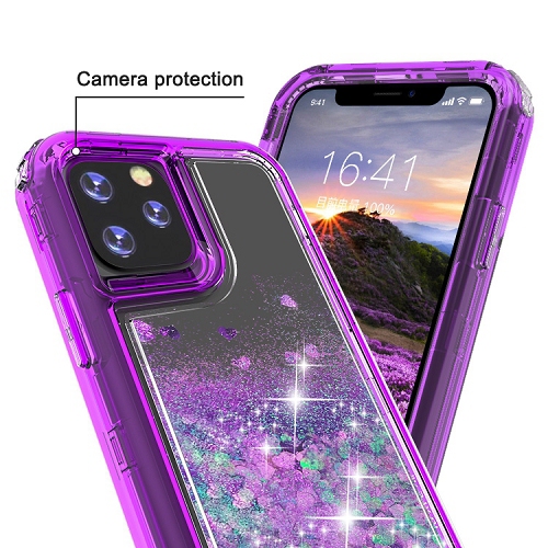 Bling Sparkle Defender Case For Iphone 11 Pro, Purple