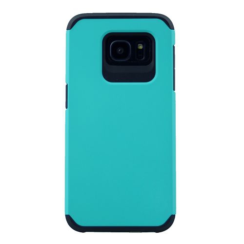 Image 1 of 3.. Final Sale! Samsung S7 Edge Matt Dual Layer, Heavy Duty Armor Case, Teal