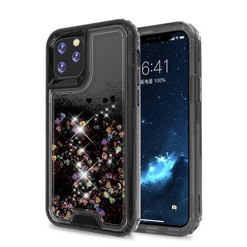 Bling Sparkle Defender Case For Iphone 11 Pro, Black