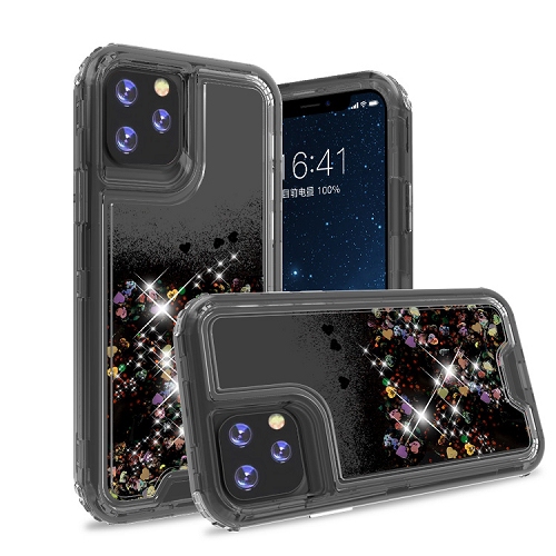 Bling Sparkle Defender Case For Iphone 11 Pro, Black