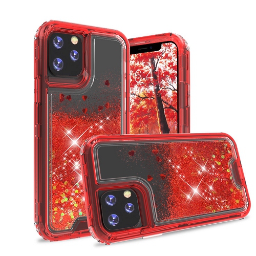 Bling Sparkle Defender Case For Iphone 11 Pro, Red