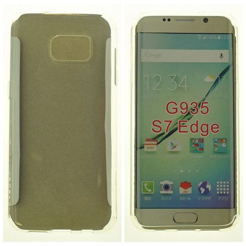 Étui souple pour surface brillante Samsung S7 Edge, transparent