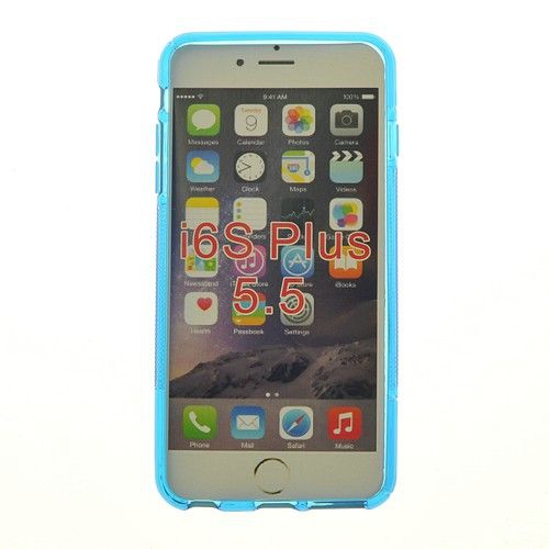 Iphone 6 Plus, Iphone 6s Plus S Line Design Soft Case, Blue