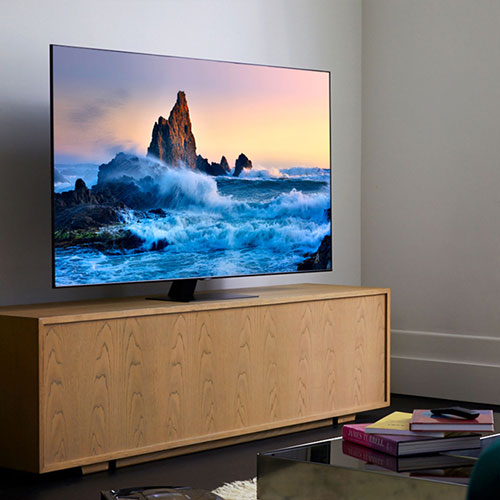 Samsung 75" 4K UHD HDR QLED Tizen Smart TV (QN75Q80TAFXZC) - Titan Black
