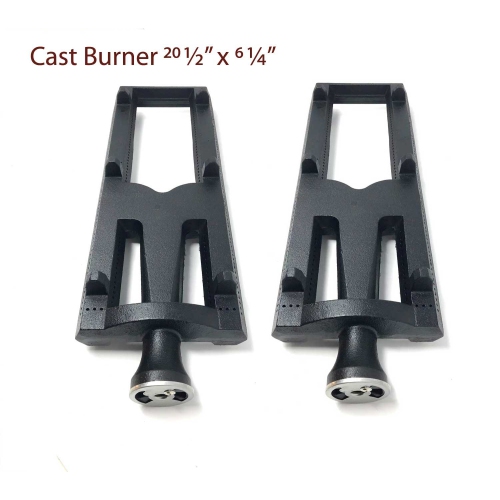 Replacement Cast Iron Burner for Select DCS 36, 36 series, 36abq, 36abqar Gas Grill Models - 2PK