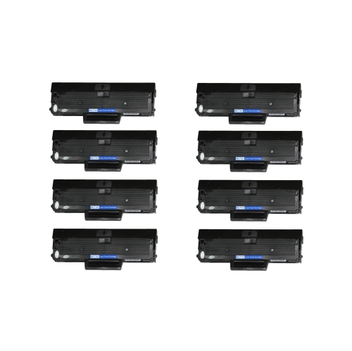 Printer Solution Brand New Compatible 8 Pack Samsung MLT-D101S Black Toner Cartridge