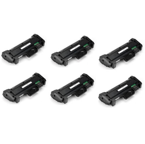 Printer Solution Brand New Compatible 6 Pack Samsung MLT-D118L Black Toner Cartridge