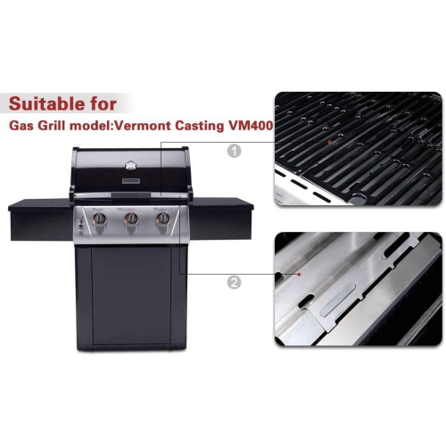 Replacement Heat Plate For Jenn-air JA460P, Vermont Castings, Nexgrill 720-0267 Gas Models-3PK