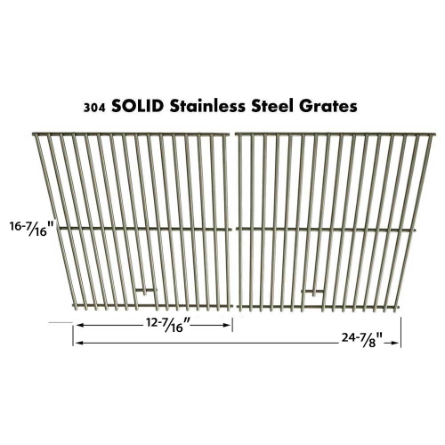 Replacement Cooking Grid For Centro 85-1095-6, 85-1198-2, 85-1198-2, 85-1210-2, G40204, G40205,G40304, Models, Set of 2