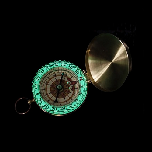 axGear Compass Pocket Brass Watch Style Military Army Outdoor Camping Hiking Tool