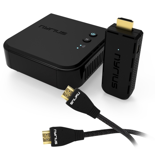 Nyrius ARIES Pro+ Wireless HDMI Video Transmitter with Bonus HDMI Cable