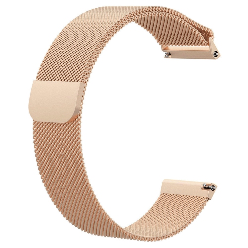StrapsCo Stainless Steel Milanese Mesh Watch Band Strap for Samsung Galaxy Watch 42mm - Rose Gold